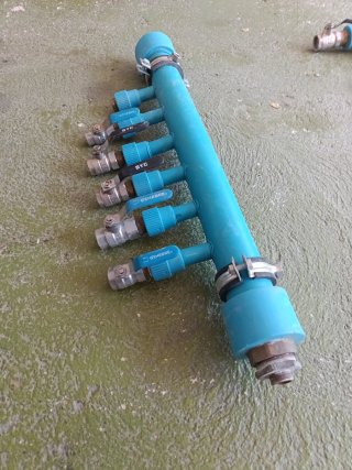 Colector agua sanitaria 8 vías de PPR