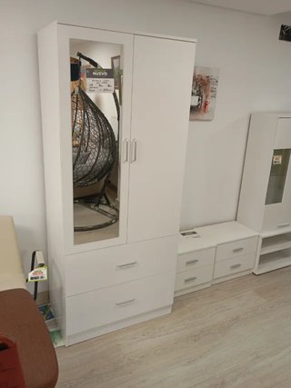 Nuevo armario blanco de 2 puertas BARATO!!