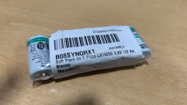 Pack 5 Pilas Saft LS14250 3.6V 1/2 AA
