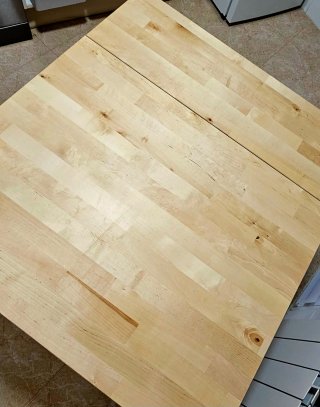 Mesa plegable Ikea Nordem abedul