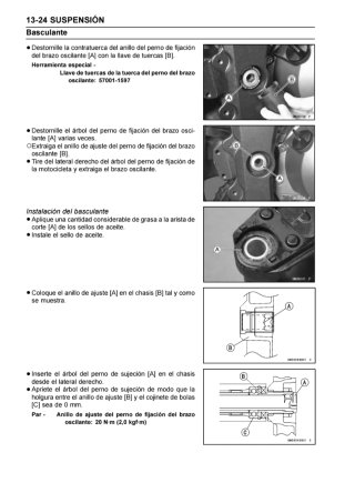 Manual de Taller Kawasaki NINJA zx6 2005