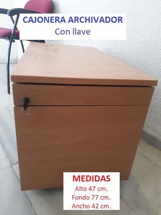 Cajonera Archivador Permasa con Llave. OFICINA