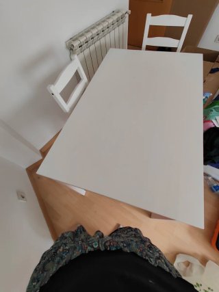 Mesa comedor blanca madera Ikea