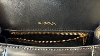 Borsa Balenciaga Hourglass Piccola Nero