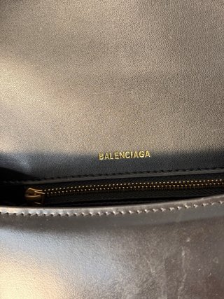 Borsa Balenciaga Hourglass Piccola Nero