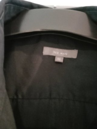 Camisa Negra Manga Larga Camarero