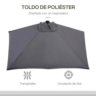 Sombrilla Rectangular Exterior 230x130cm