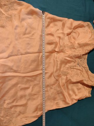 Camisón seda vintage encaje
