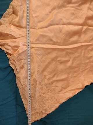 Camisón seda vintage encaje