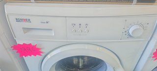Lavadora Rommer 5kg A+ Blanca