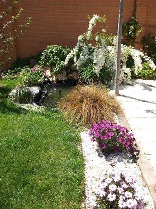 Estanque de jardín 500L agua