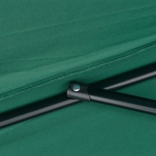 Sombrilla de Jardín Verde 269x138x236 cm