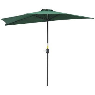 Sombrilla de Jardín Verde 269x138x236 cm
