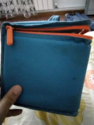 Bolso Térmico Azul y Naranja