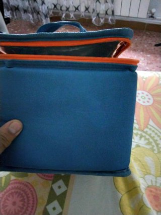 Bolso Térmico Azul y Naranja