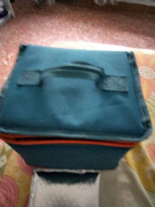 Bolso Térmico Azul y Naranja