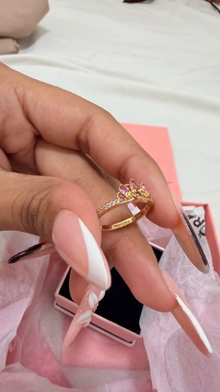 Anillo Pandora Princesa Disney Rapunzel Oro Rosa