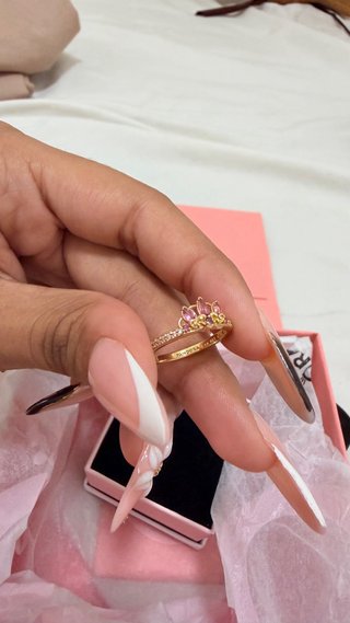 Anillo Pandora Princesa Disney Rapunzel Oro Rosa