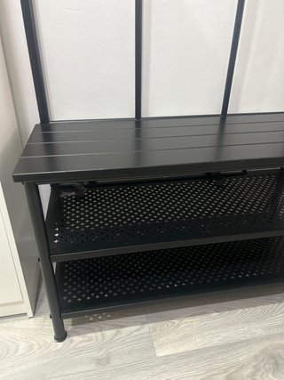 Perchero y zapatero banco Ikea