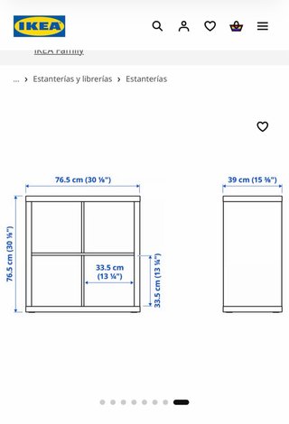Estantería Kallax Blanca Ikea