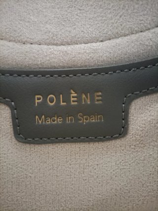 Bolso Polene Dix Gris nuevo con Etiqueta