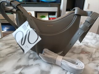 Bolso Polene Dix Gris nuevo con Etiqueta