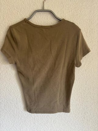 Camiseta Bershka verde S