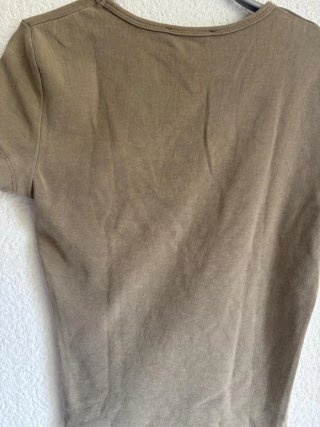 Camiseta Bershka verde S
