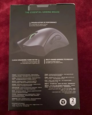 Ratón Gamer Razer Deathadder Essential Negro