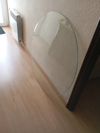 Cristal Mesa Camilla Redondo 100cm