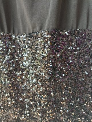 Vestido Negro con Lentejuelas