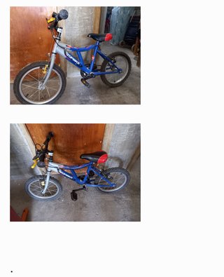 Bicicleta infantil Topbike azul