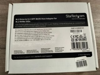 Tarjeta Adaptador PCI Express M.2 a U.2 para SSD