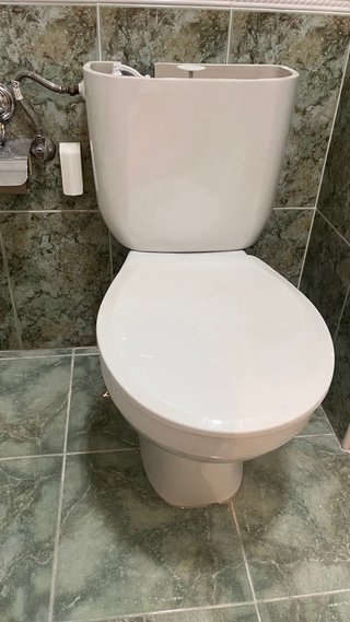 Mueble baño madera y piedra