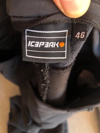 Pantalón Montaña Icepeak Gris/Negro