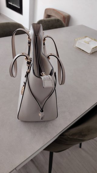 Bolso Michael Kors Beige y Dorado