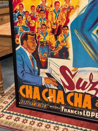 POSTER ANTIGUO ORIGINAL PELICULA “CHA CHA CHA”