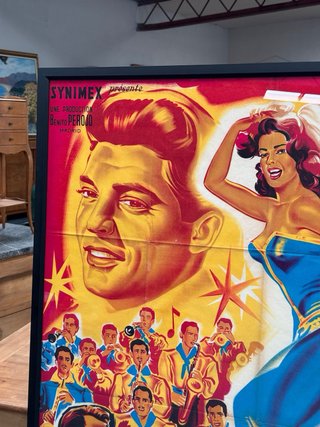 POSTER ANTIGUO ORIGINAL PELICULA “CHA CHA CHA”