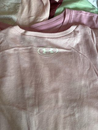 Camiseta Under Armour Niña Rosa