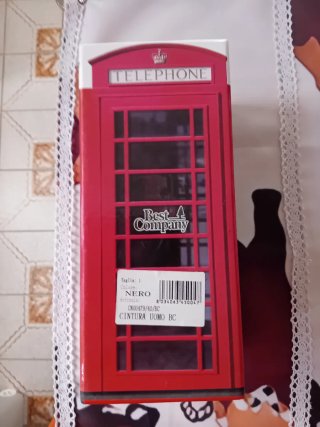 Scatola Best Company cabina telefonica inglese