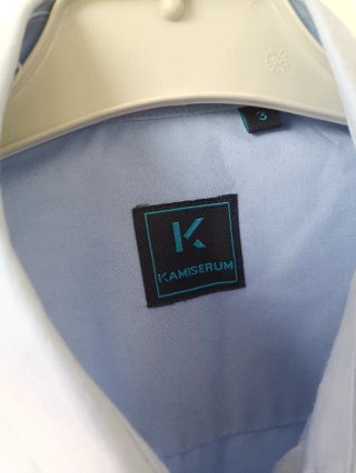 Camisa azul K manga larga
