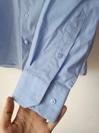 Camisa azul K manga larga