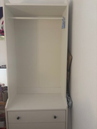 Armario HAUGA Ikea 3 cajones blanco