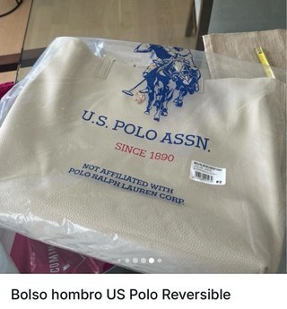 Bolso Hombro US Polo Reversible con bolsa interior