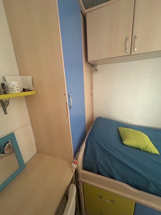 Cama nido con armario y escritorio