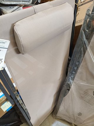 Tumbona plegable Pliante, aluminio gris antracita 100x79x58