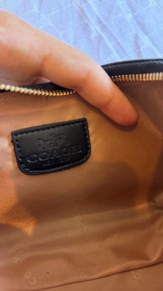 Bolso Coach Teri de hombro Negro