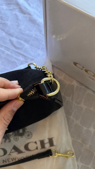 Bolso Coach Teri de hombro Negro