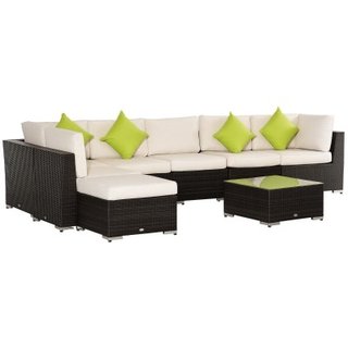 Outsunny Set mobile da giardino 78cm x 78cm x 65cm