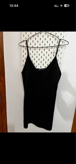 Vestido negro ZARA tirantes finos